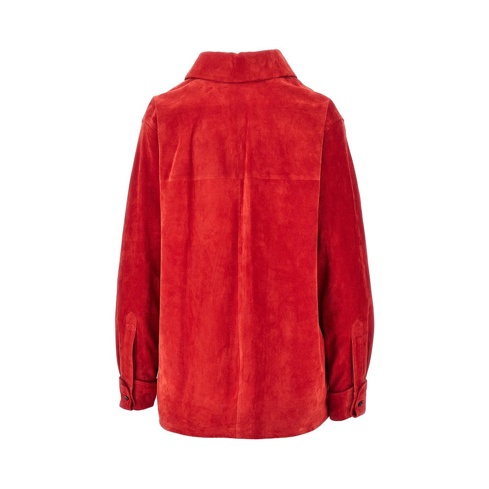 Bottega Veneta Suede leather shirt