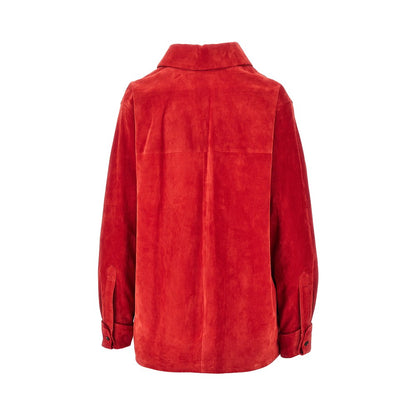 Bottega Veneta Suede leather shirt