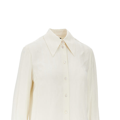 GUCCI Jacquard silk shirt