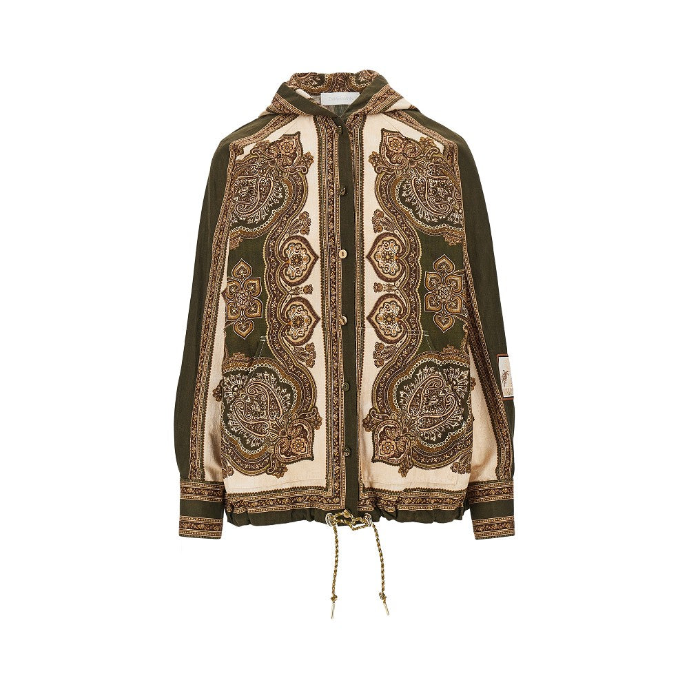 ZIMMERMANN Mahon' hooded shirt