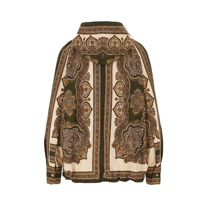 ZIMMERMANN Mahon' hooded shirt