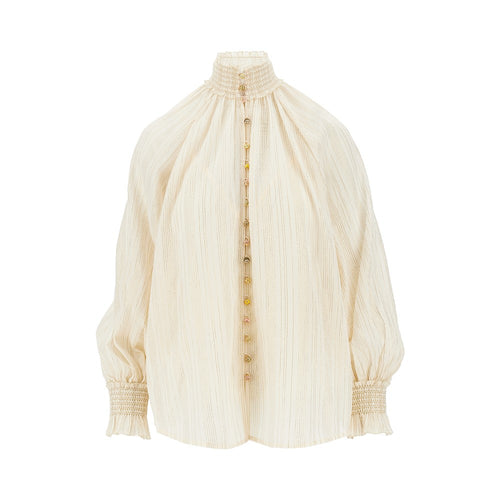 ZIMMERMANN Aster' cotton and silk blouse