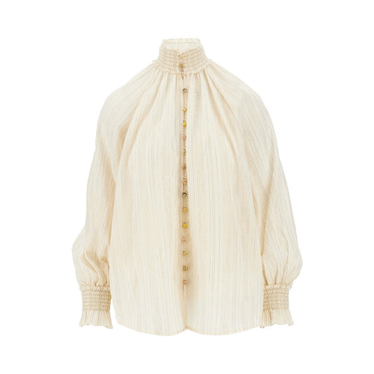 ZIMMERMANN Aster' cotton and silk blouse