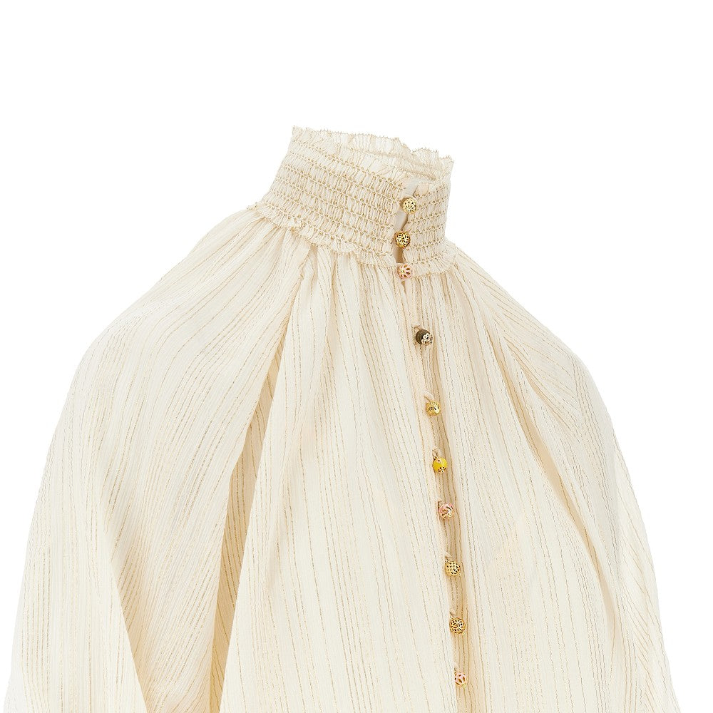 ZIMMERMANN Aster' cotton and silk blouse