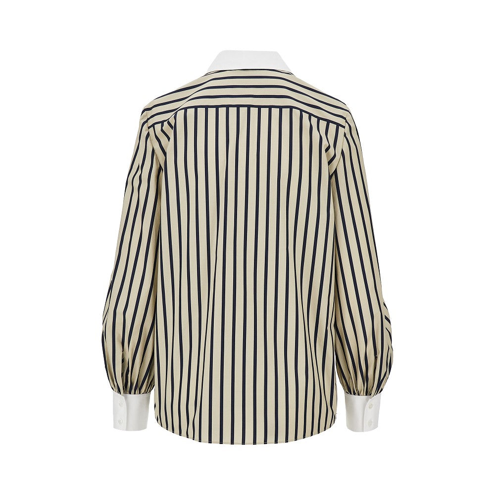 VALENTINO Striped shirt with silk bow