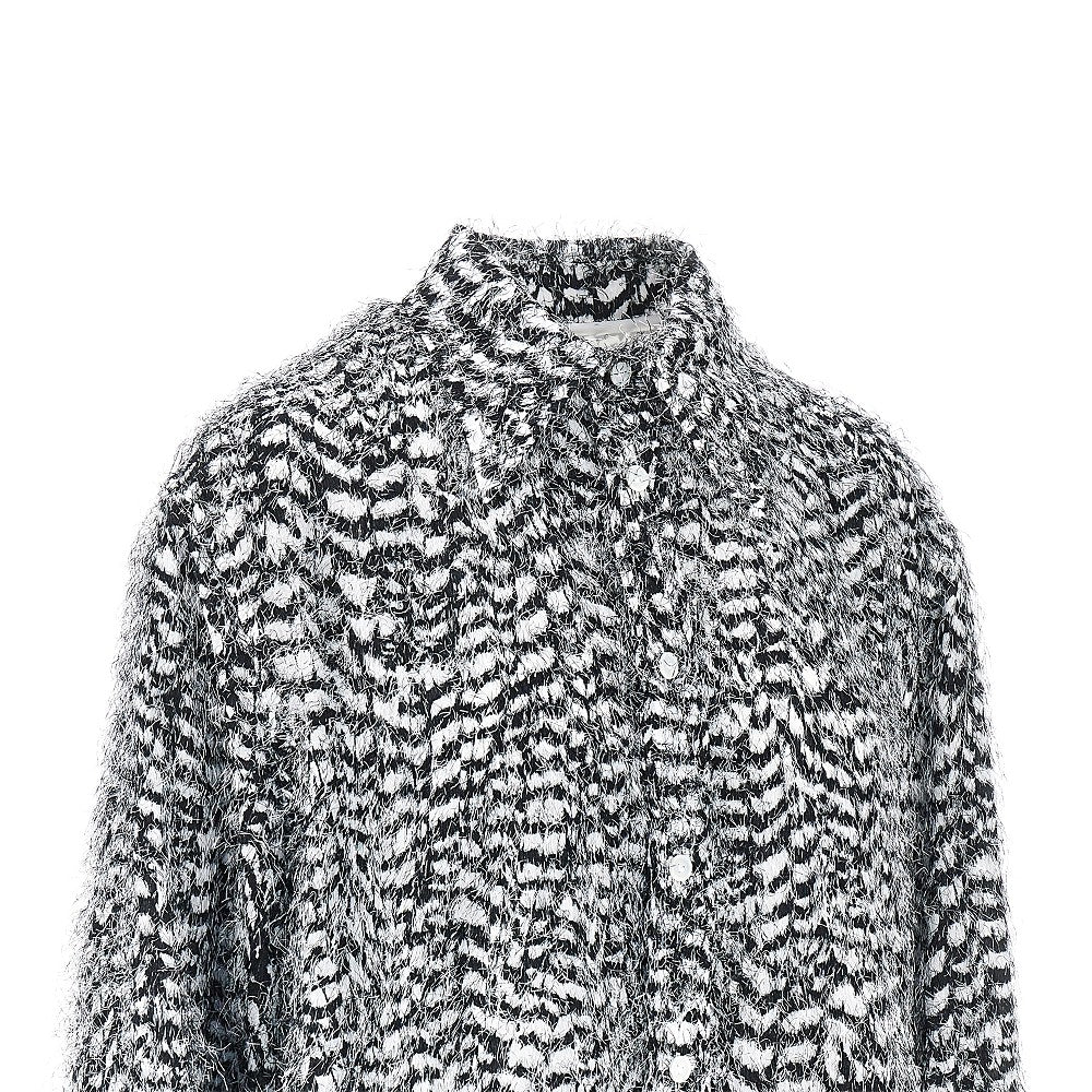 Bottega Veneta Feather-effect fil coupé viscose shirt
