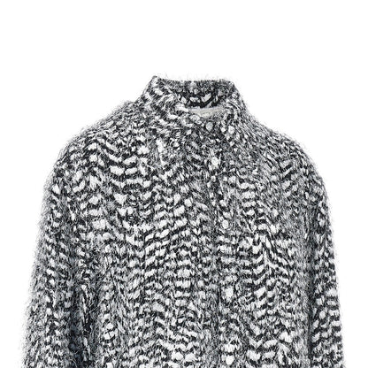 Bottega Veneta Feather-effect fil coupé viscose shirt