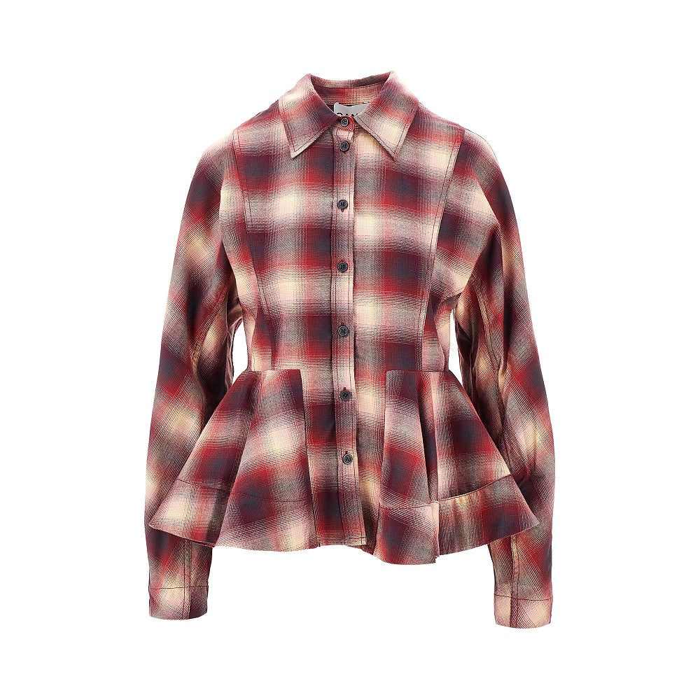 Ganni Cotton flannel shirt