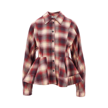 Ganni Cotton flannel shirt