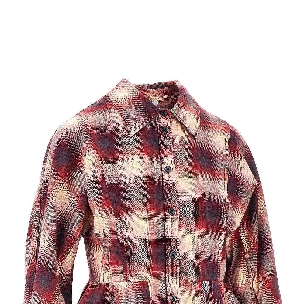 Ganni Cotton flannel shirt
