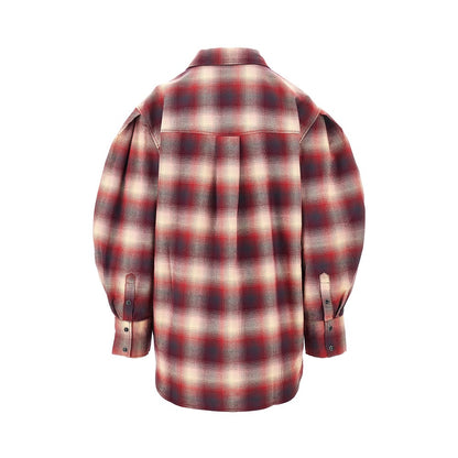 Ganni Cotton flannel shirt