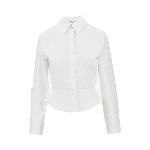 ALAIA Poplin basque shirt