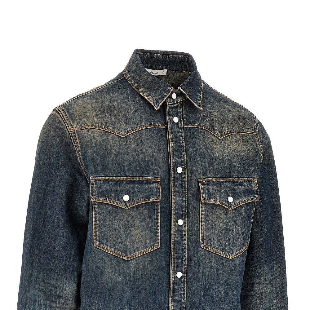 Fendi Bananatex denim shirt