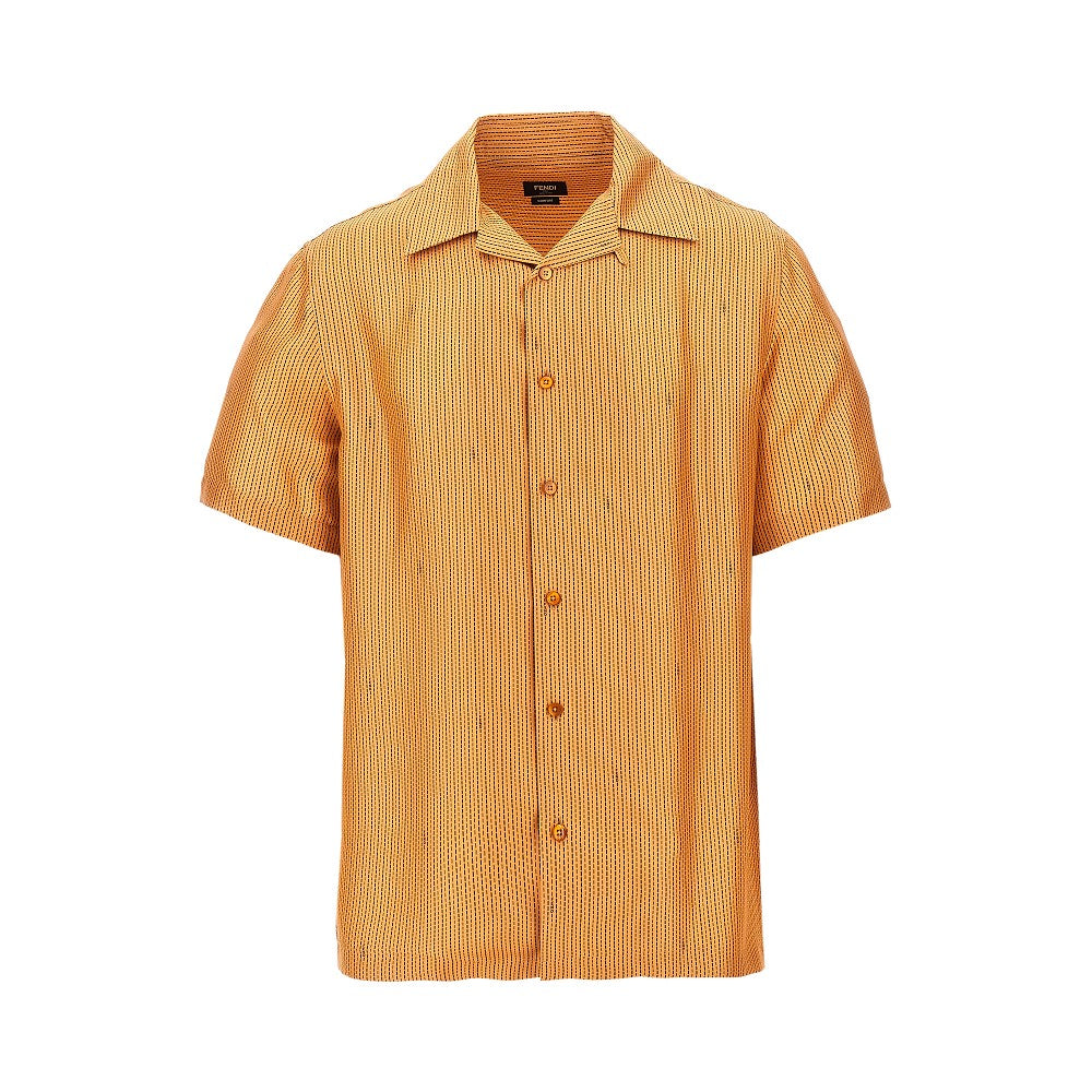 FENDI Selleria motif silk shirt