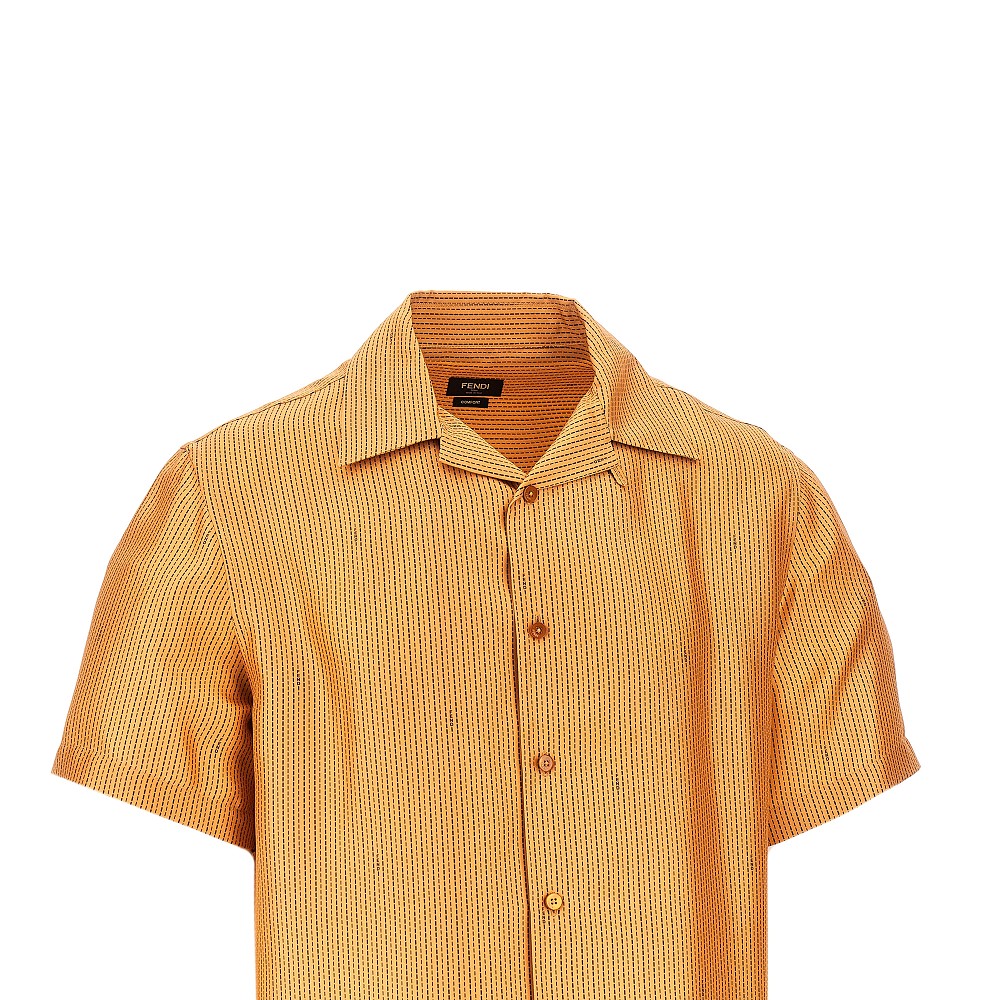 FENDI Selleria motif silk shirt