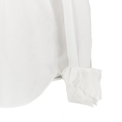 JIL SANDER Muslin shirt with layered cuffs