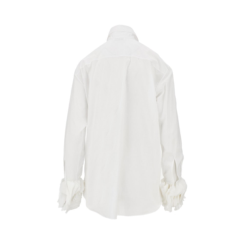 JIL SANDER Muslin shirt with layered cuffs