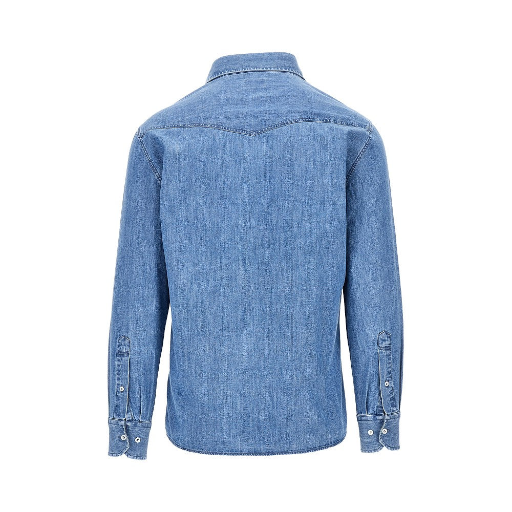 BRUNELLO CUCINELLI Cotton denim shirt