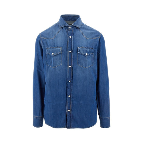 BRUNELLO CUCINELLI Easy Fit denim shirt