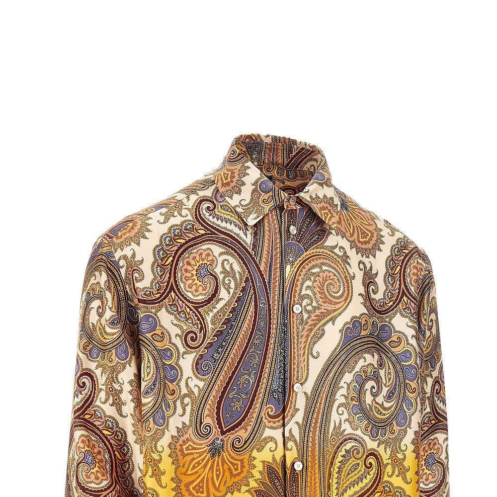 Etro Printed silk shirt