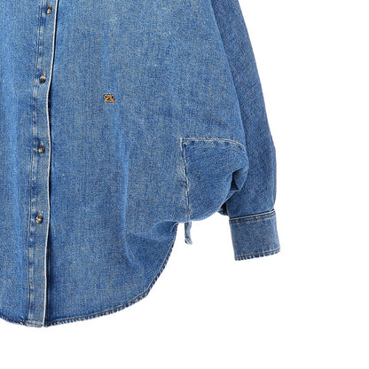 LOEWE Batwing sleeves denim shirt