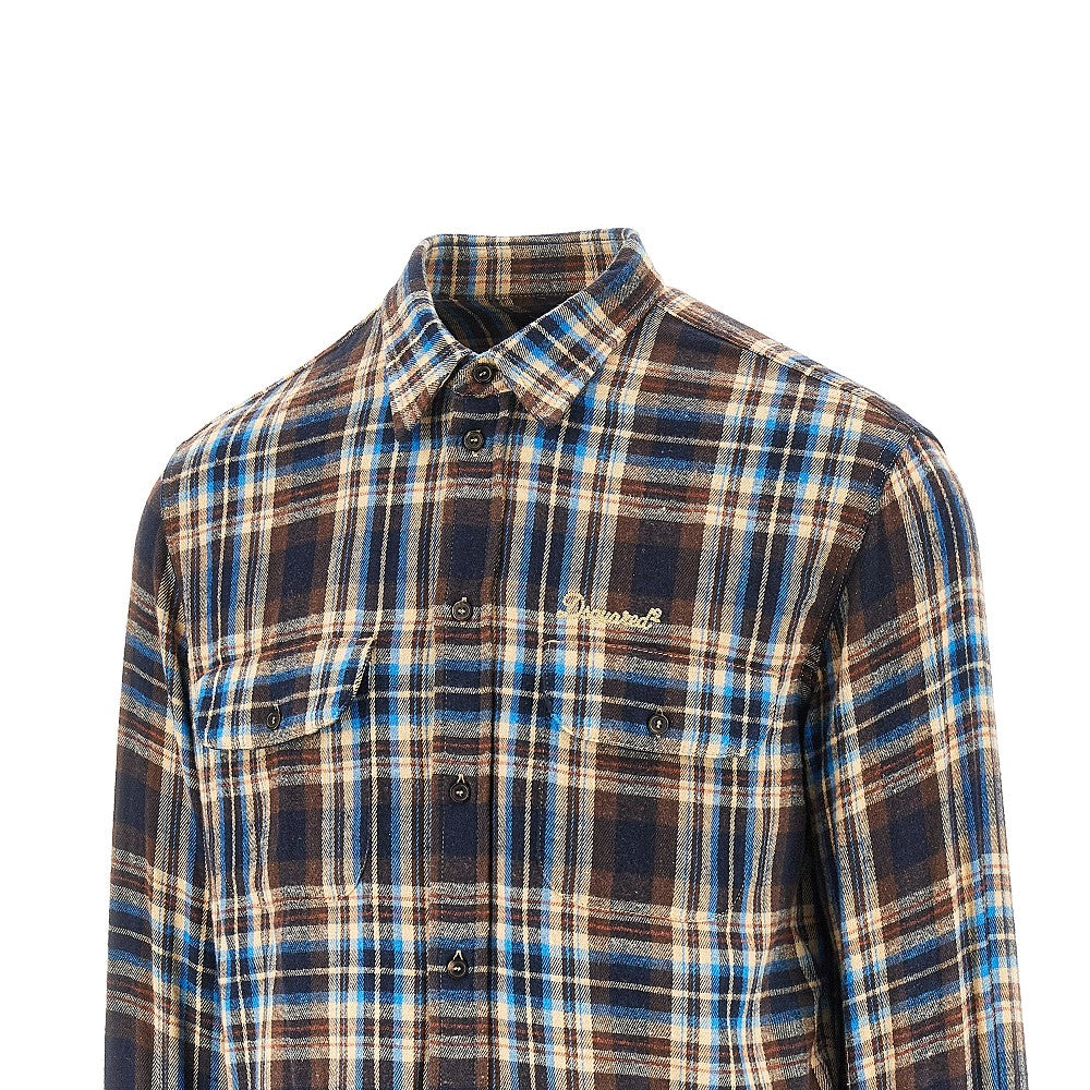 Dsquared2 Check flannel shirt