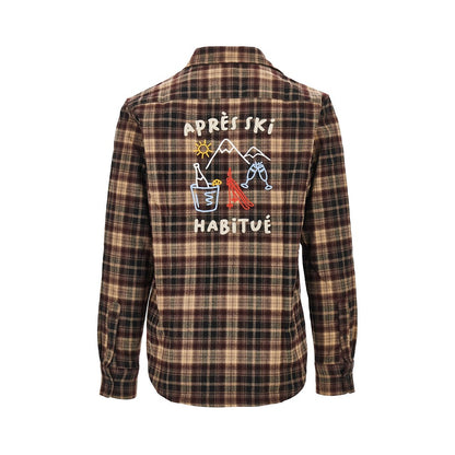 MC2 Saint Barth Aprés Ski embroidery check shirt