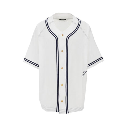 Jacquemus 'Baseball' cotton and hemp shirt