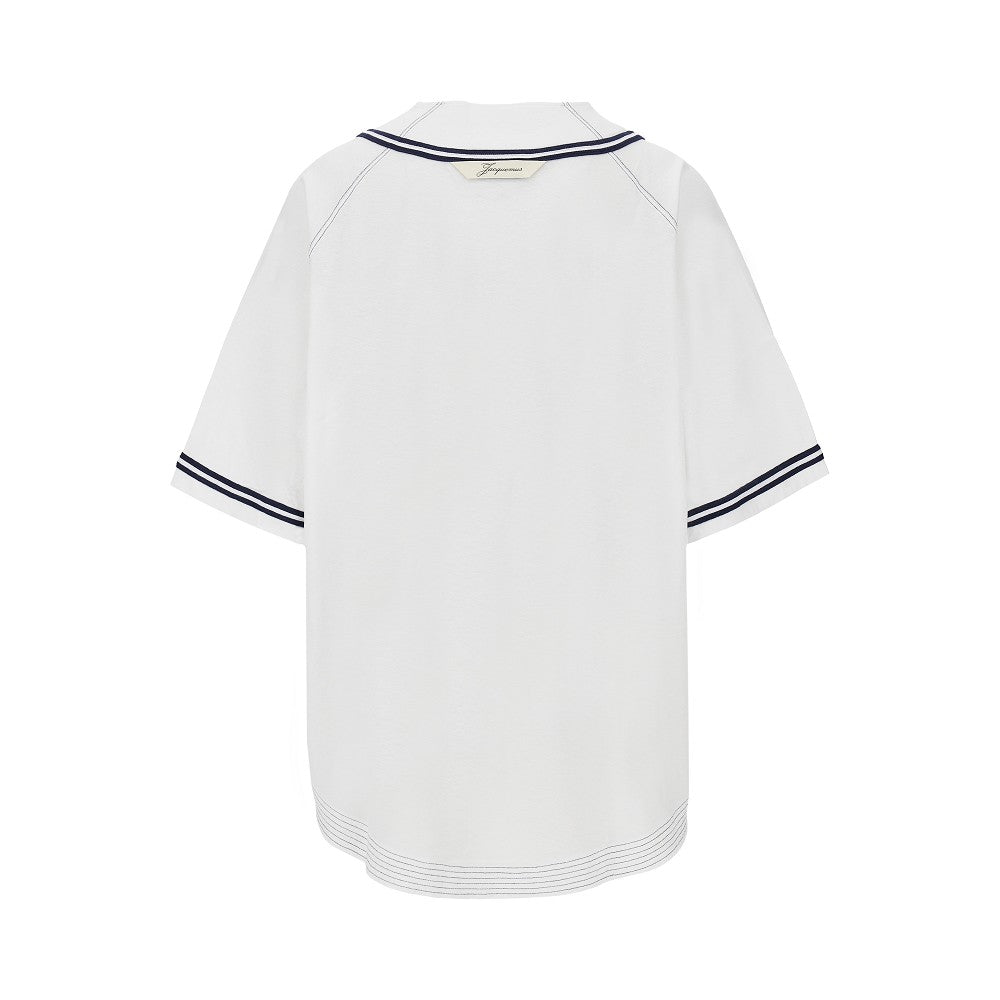 Jacquemus 'Baseball' cotton and hemp shirt