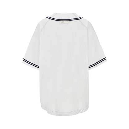 Jacquemus 'Baseball' cotton and hemp shirt