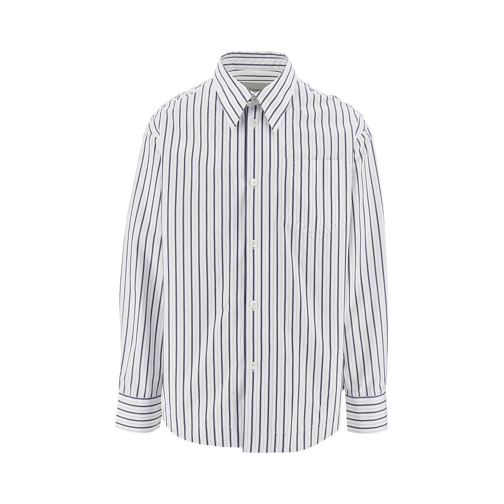 AMI Striped poplin Loose Fit shirt