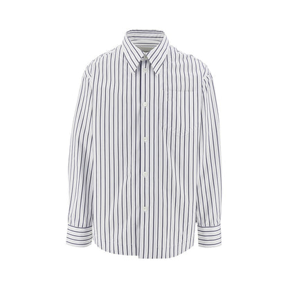 AMI Striped poplin Loose Fit shirt