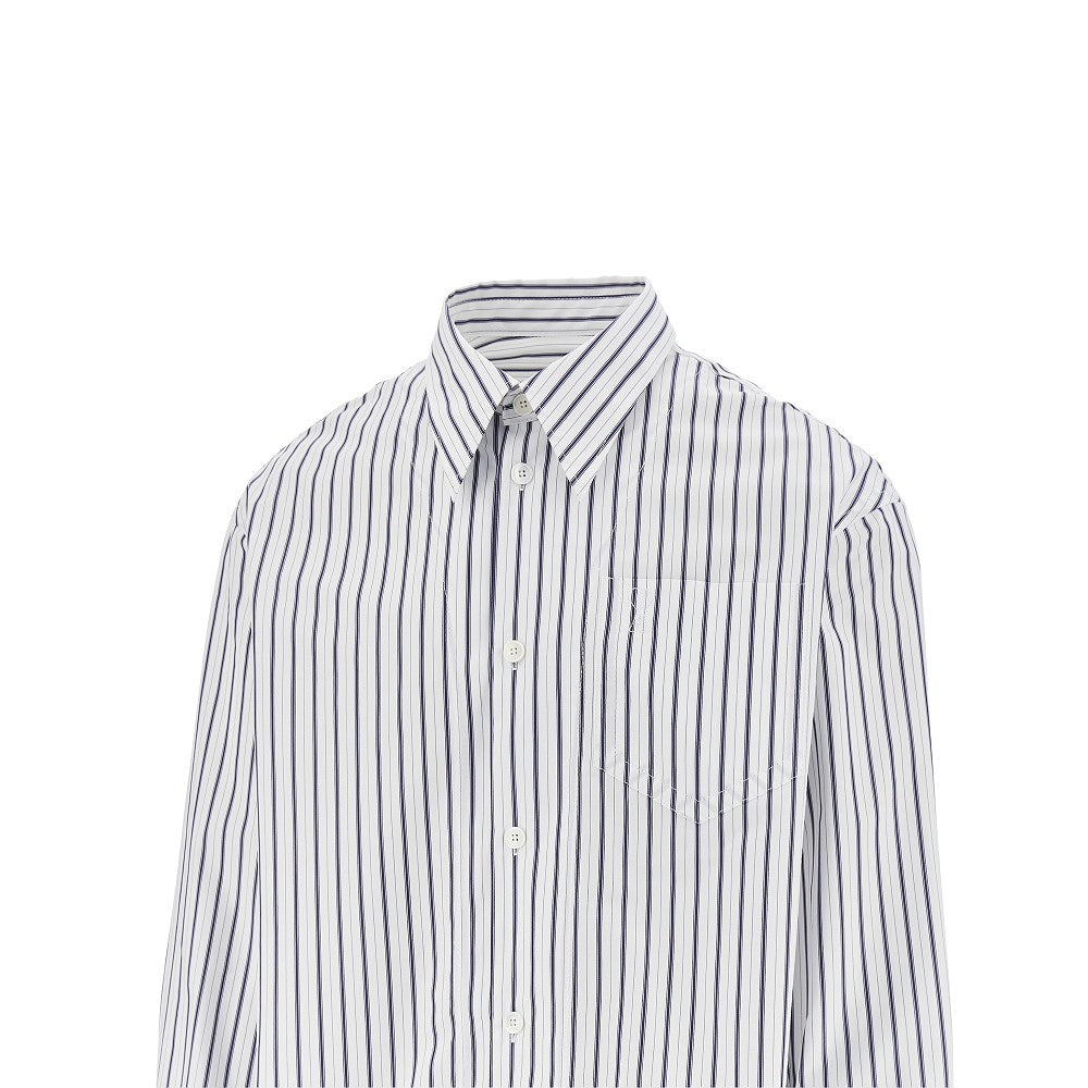 AMI Striped poplin Loose Fit shirt