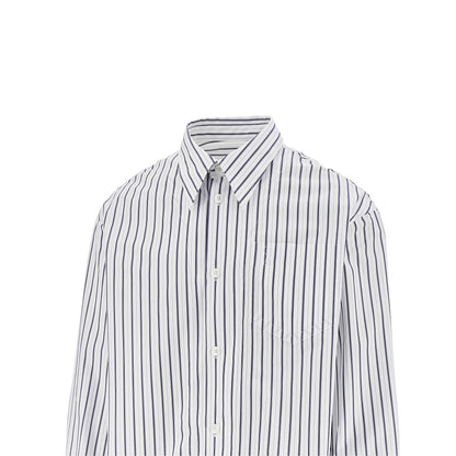 AMI Striped poplin Loose Fit shirt