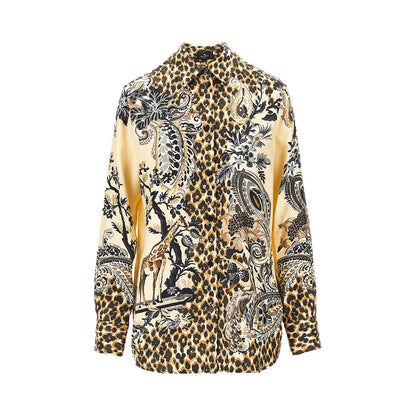 Etro Animalier Paisley silk twill shirt