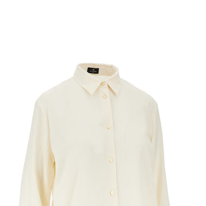 Etro Jacquard silk-blend shirt