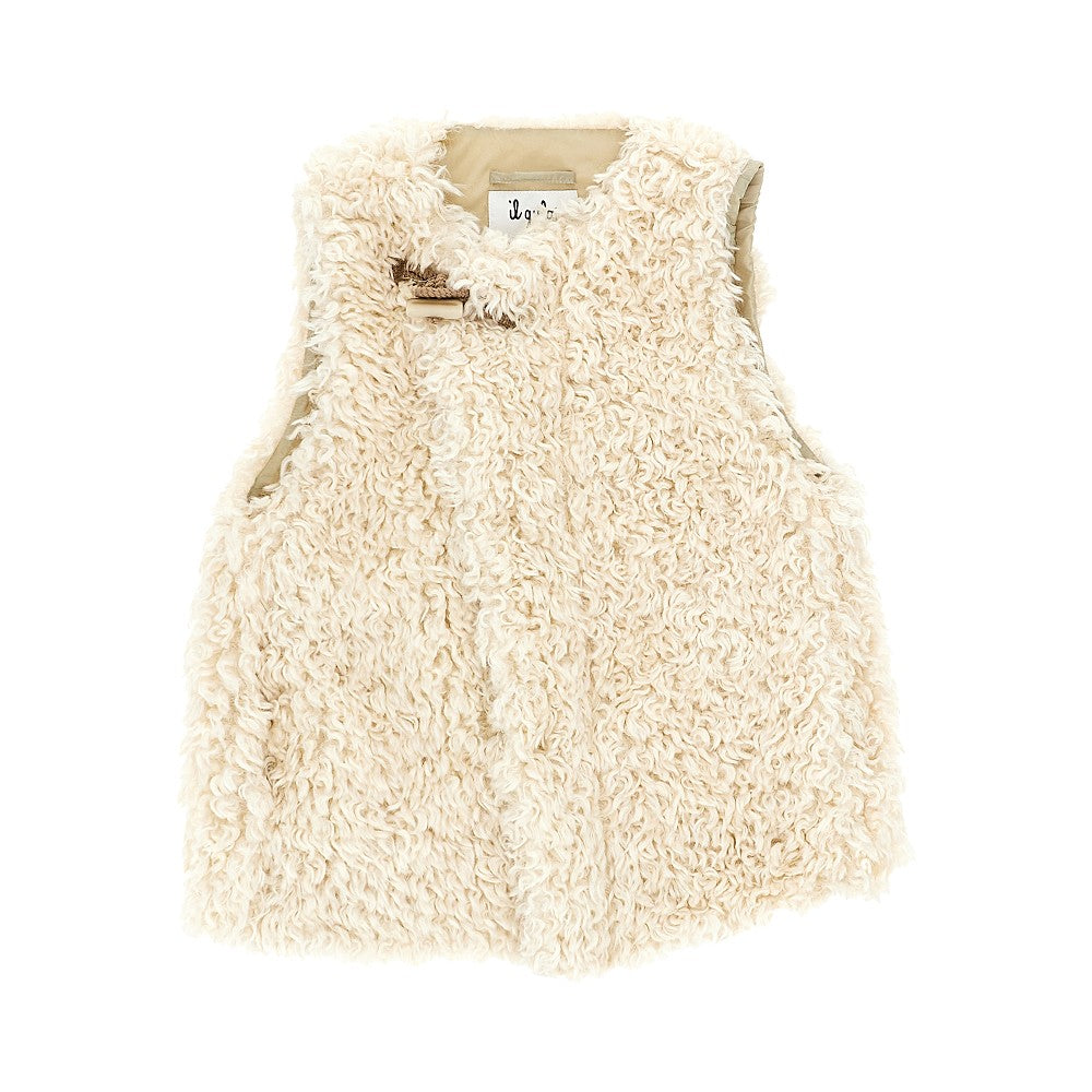 Il Gufo Faux shearling fur vest