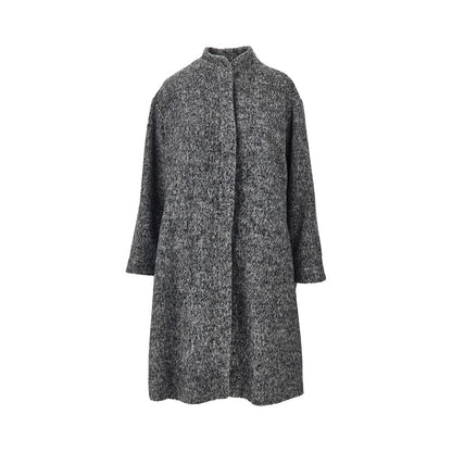EMPORIO ARMANI Mélange wool blend coat