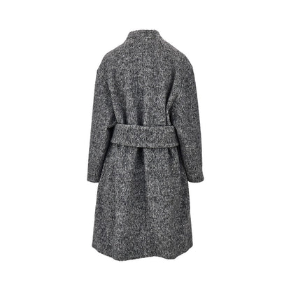 EMPORIO ARMANI Mélange wool blend coat