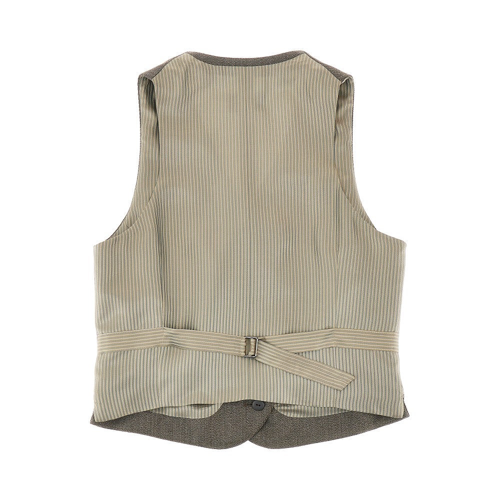 Emporio Armani Double-breasted wool vest