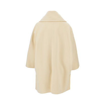 PINKO Double cloth cape with scarf