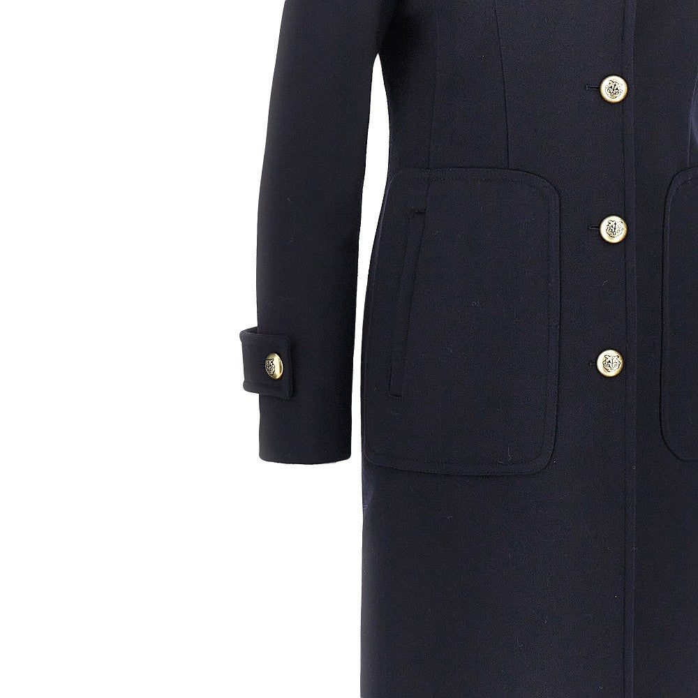 PINKO Cloth single-breasted long coat