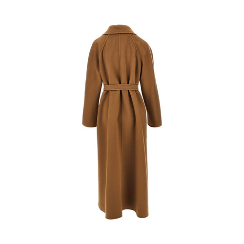 Max Mara Oversized cashmere coat with belt