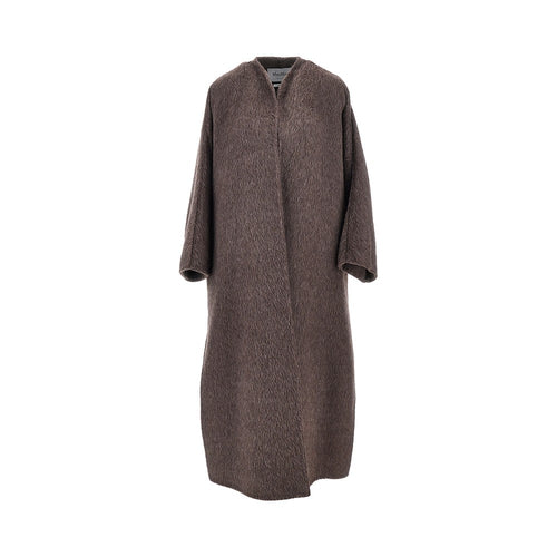Max Mara Camel and mohair oversized coat