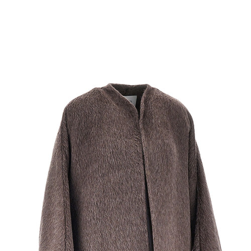 Max Mara Camel and mohair oversized coat