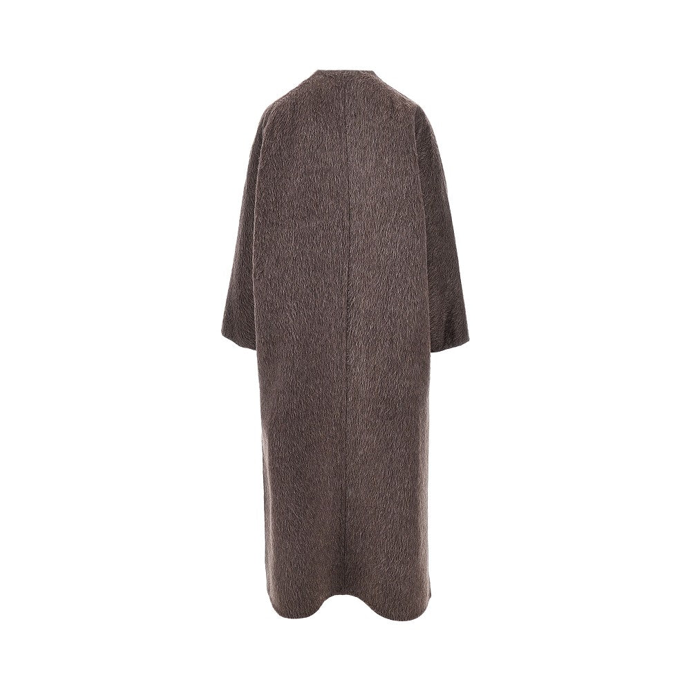 Max Mara Camel and mohair oversized coat