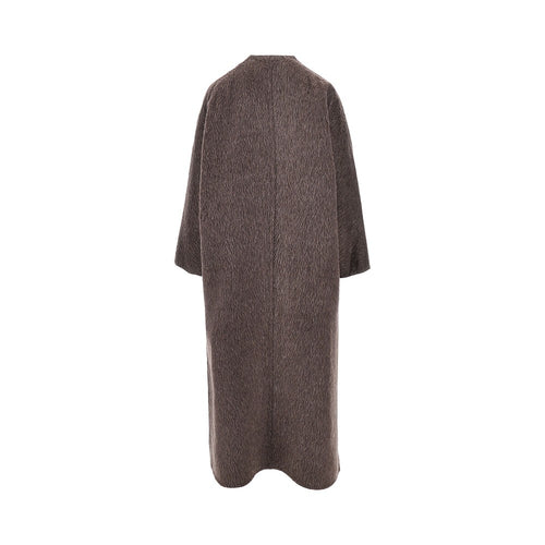 Max Mara Camel and mohair oversized coat