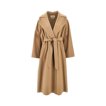 Weekend Max Mara Midi cloth coat with belt