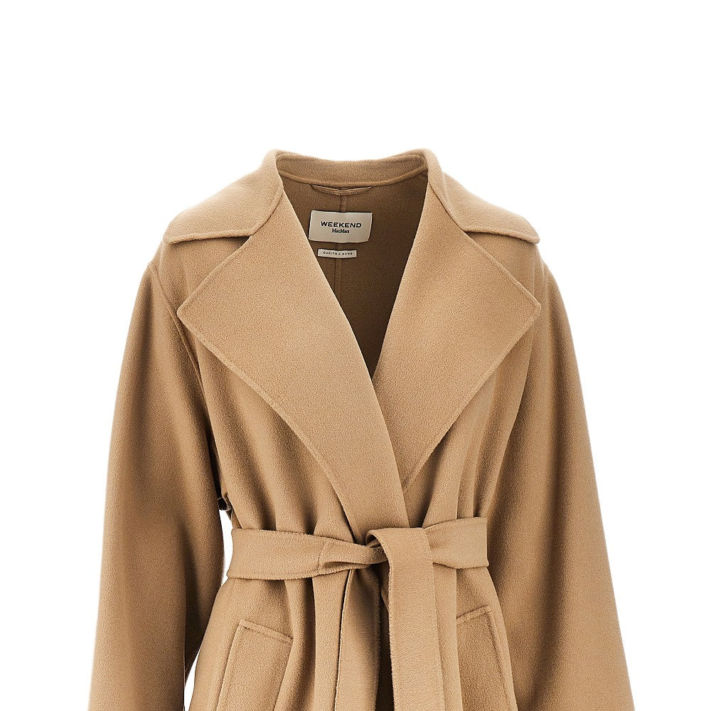 Weekend Max Mara Midi cloth coat with belt