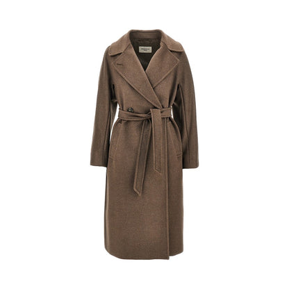 Weekend Max Mara Midi cloth coat with belt